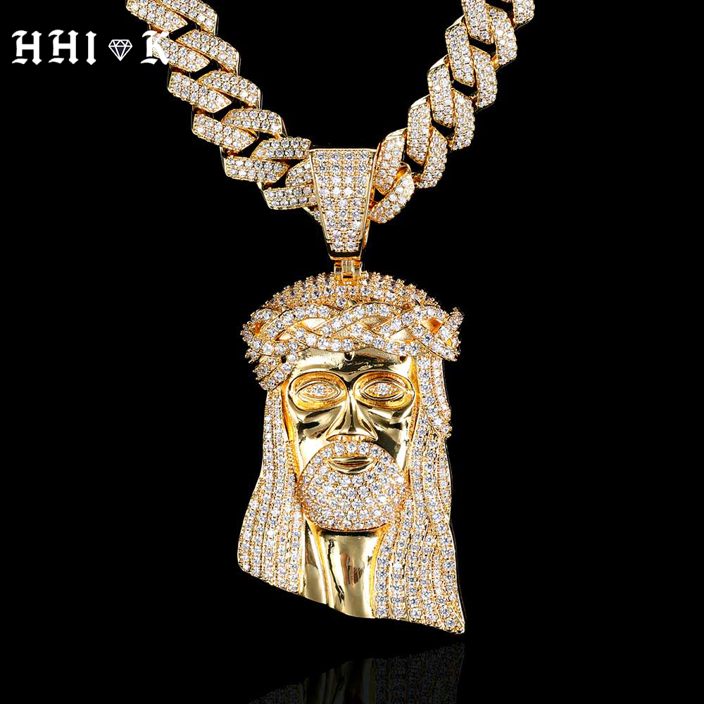 Cuban Link Chain 12Mm - Dropshipping สร้อยคอสําหรับผู้หญิง Mens Full Iced Out