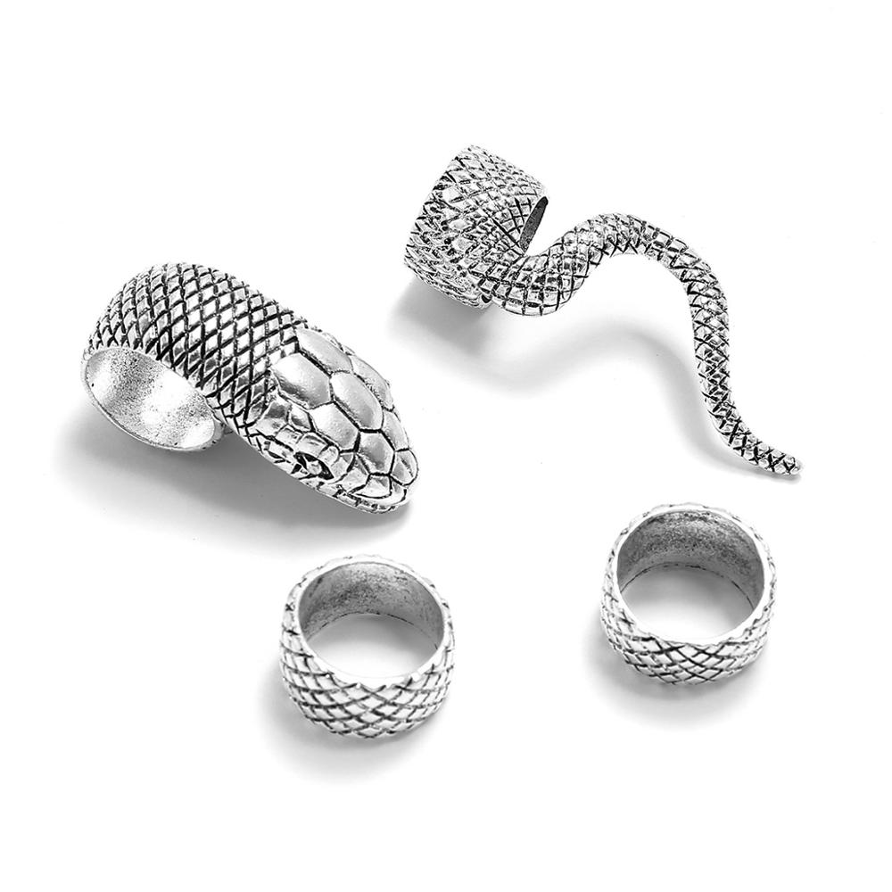 KMVEXO 4 ชิ้น/เซ็ตGothic Steam - Vintage Punk Knuckle Rings Set บทวิจารณ์และราคา