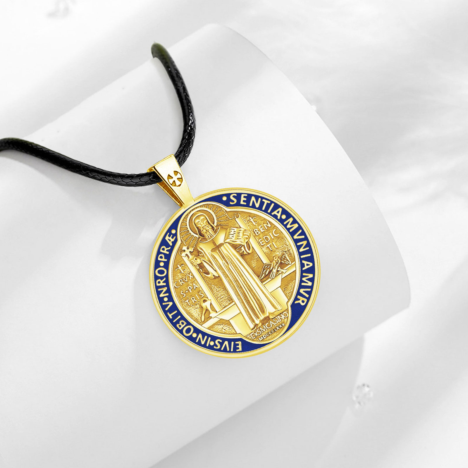 Eudora 925 เงินสเตอร์ลิง Saint - 925 Sterling Silver Chain Necklace Men บทวิจารณ์และราคา