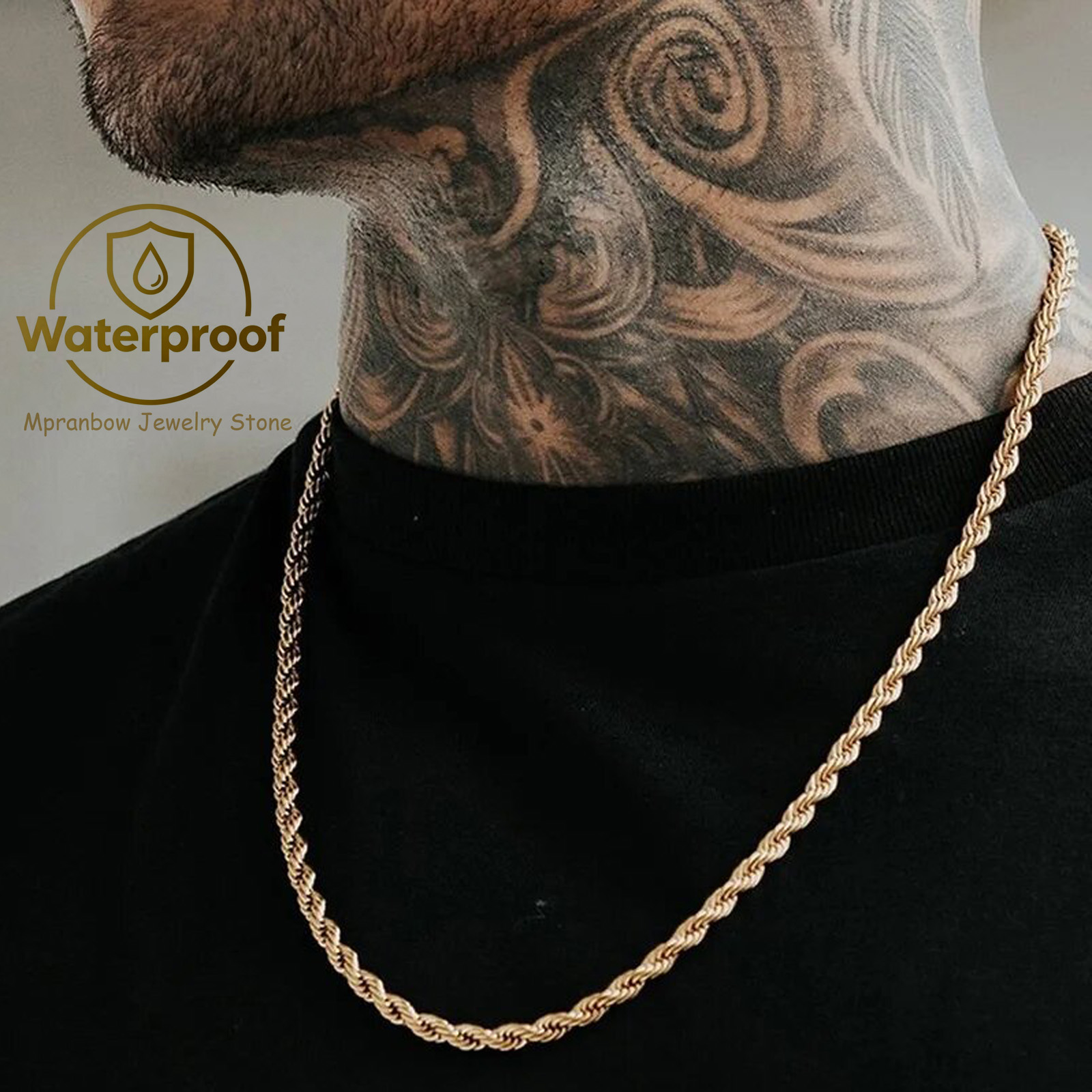 ผู้ชายเชือกสร้อยคอยาวสแตนเลสสต - Cuban Link Chain 12Mm บทวิจารณ์และราคา