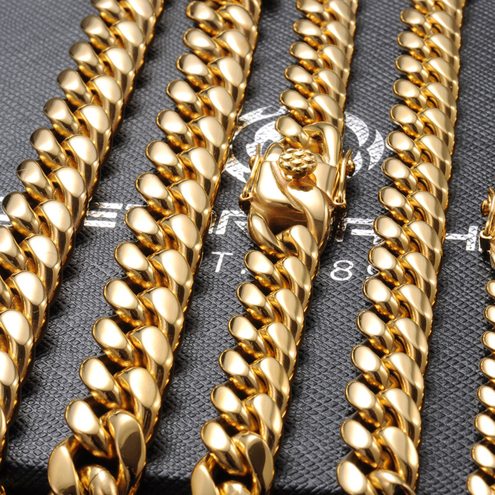 6 มม./8 มม./10 มม./12 มม.Hip-H - Cuban Link Chain 12Mm บทวิจารณ์และราคา