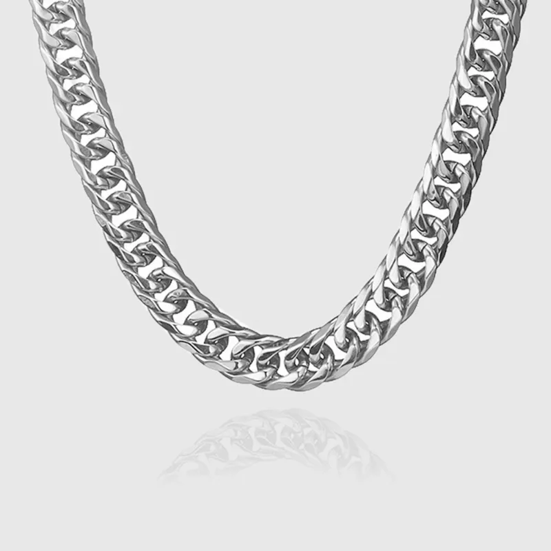 สร้อยคอเงินแท้ 925 ขนาด 45-60  - Cuban Link Chain 12Mm บทวิจารณ์และราคา