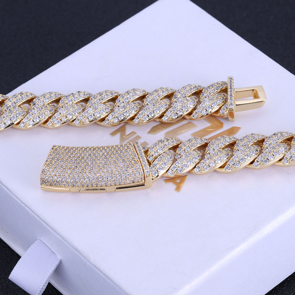 ESKEEM สไตล์ใหม่ สร้อยคิวบันปร - Cuban Link Chain 12Mm บทวิจารณ์และราคา