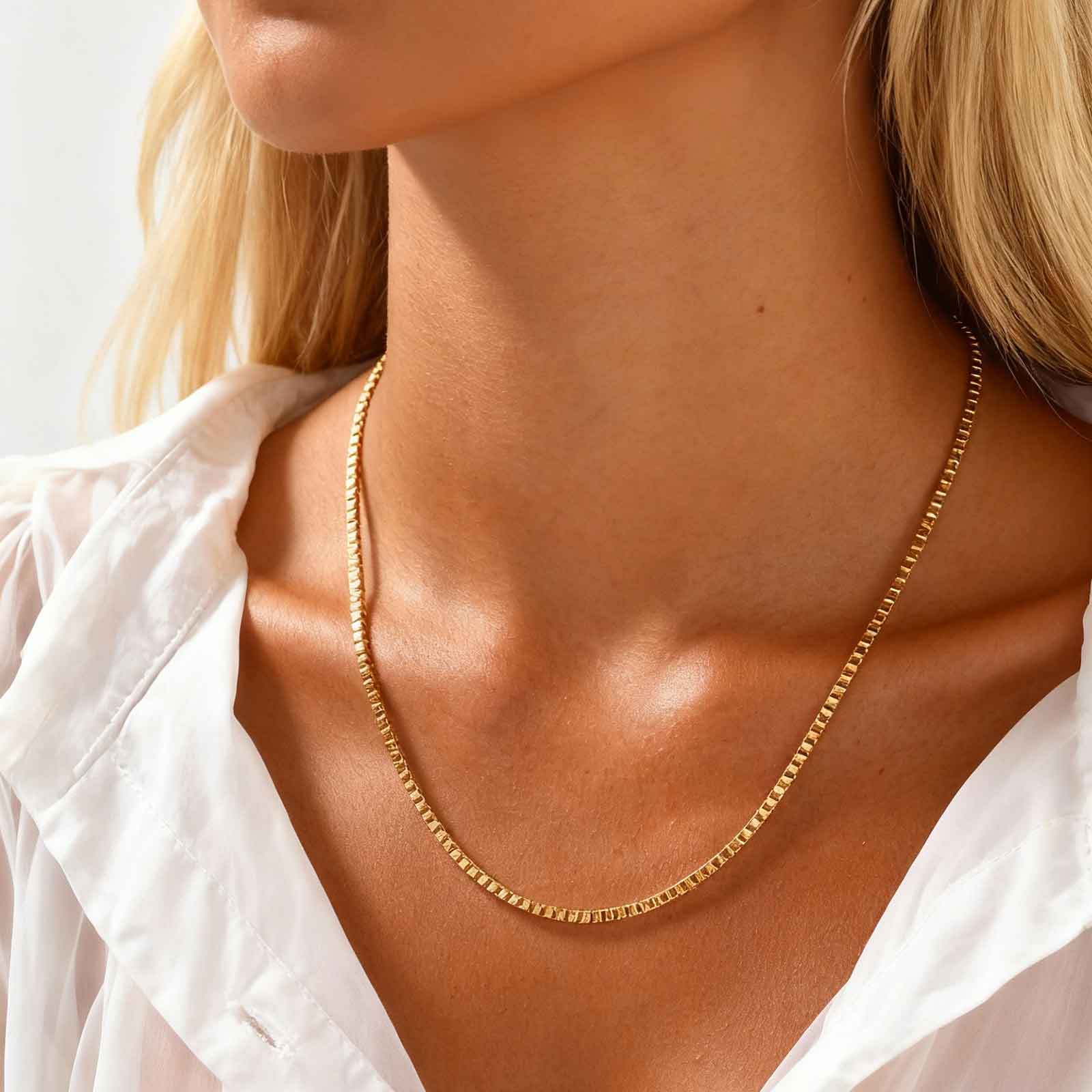 สร้อยคอโซ่เส้นเล็ก 1/2/3 มม. ส - Cuban Link Chain 12Mm บทวิจารณ์และราคา