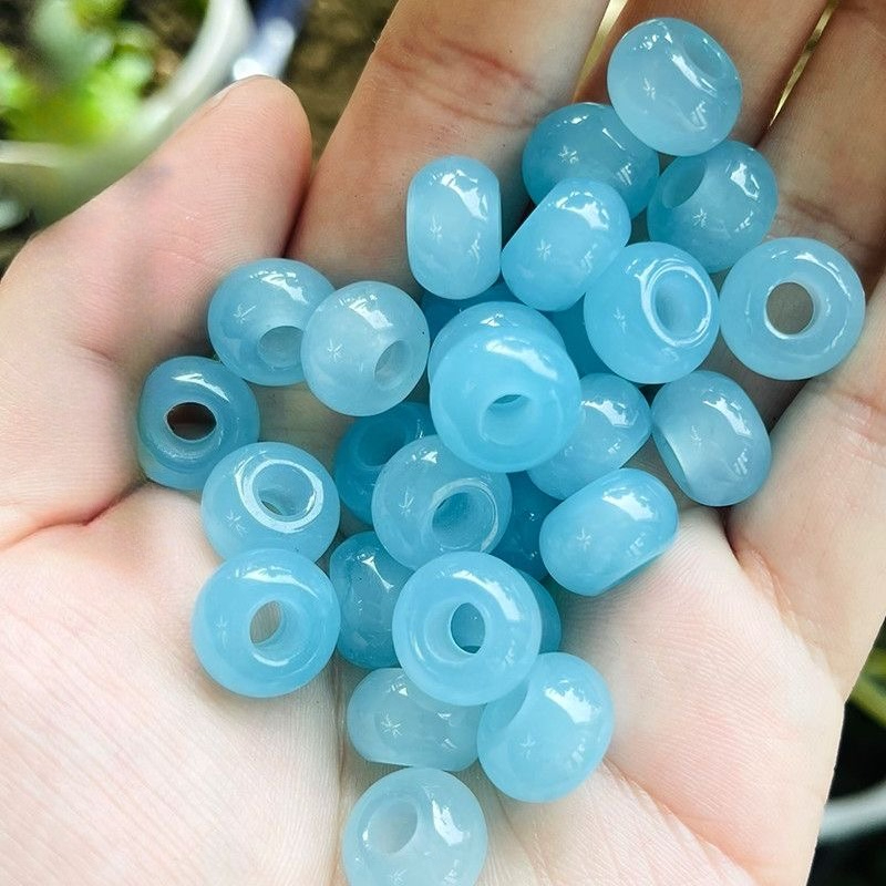 10 ชิ้น ลูกปัดเจไดต์สีน้ำเงินท - Bracelets บทวิจารณ์และราคา