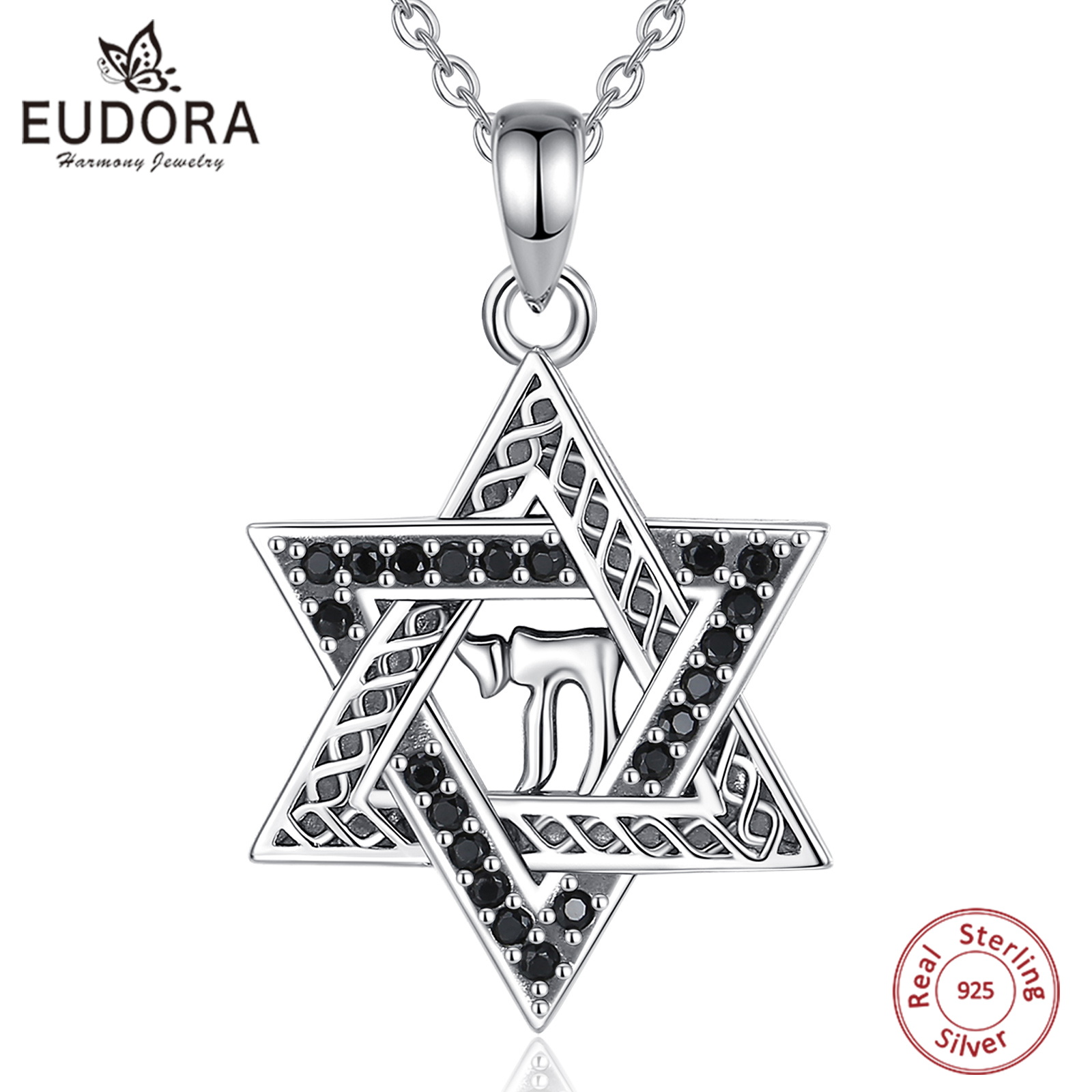Eudora 925จี้ดาวสีเงินสเตอร์ลิ - 925 Sterling Silver Chain Necklace Men บทวิจารณ์และราคา