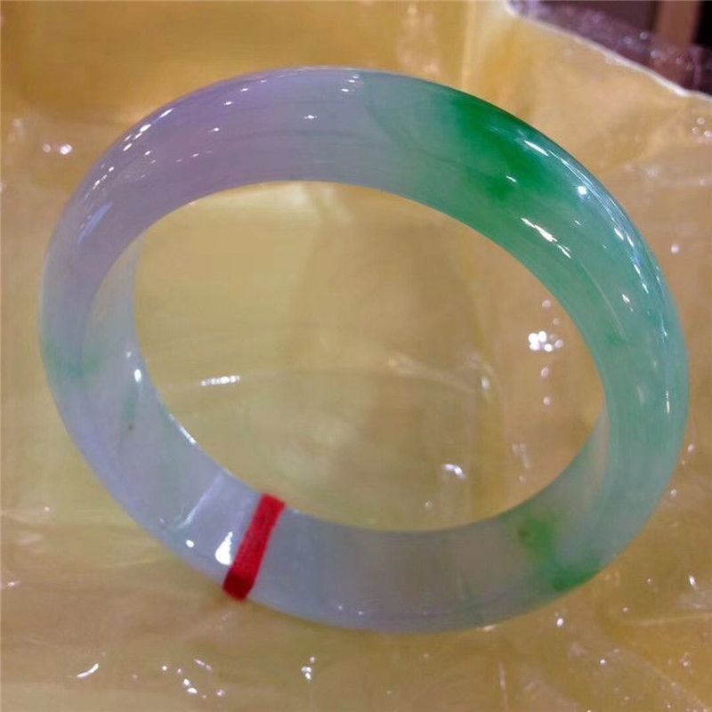 หยกสีม่วงธรรมชาติ, พื้นผิวคล้า - Bracelets บทวิจารณ์และราคา