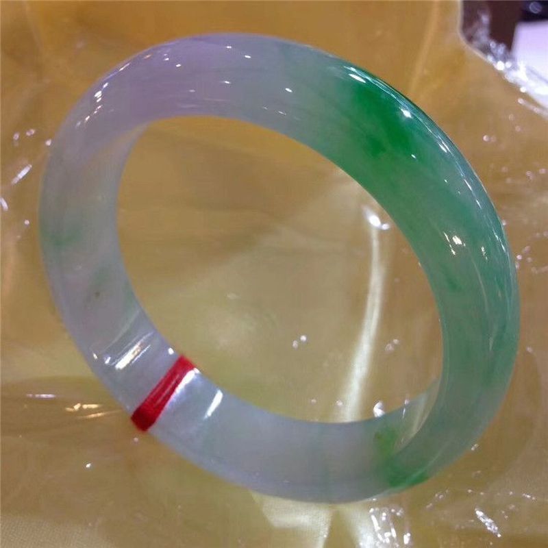 หยกสีม่วงธรรมชาติ, พื้นผิวคล้า - Bracelets บทวิจารณ์และราคา