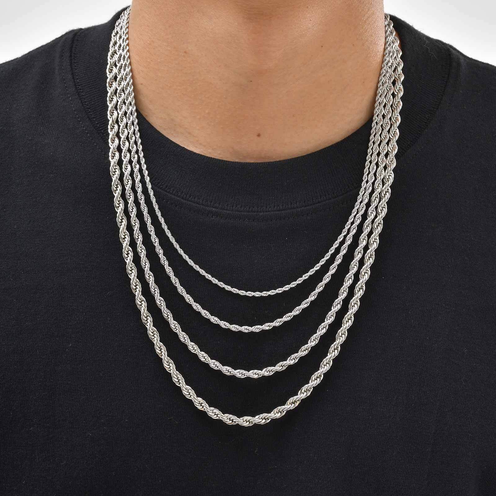 ผู้ชายเชือกสร้อยคอยาวสแตนเลสสต - Cuban Link Chain 12Mm บทวิจารณ์และราคา